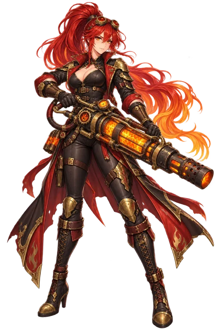 Ember, original Classic character illustration