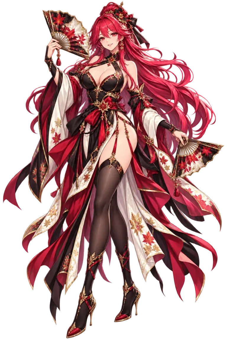Kaede, original Classic character illustration